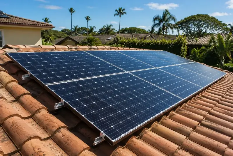 Installation de panneaux solaires à Saint-Laurent-d'Onay